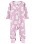 Baby Animal 2-Way Zip Cotton Sleep & Play Pajamas 6M