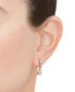 ფოტო #2 პროდუქტის Aquamarine (1-1/2 ct. t.w.) & Diamond Accent Teardrop Chain Drop Earrings in 14k Gold