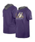 Фото #2 товара Men's Purple Los Angeles Lakers Active Hoodie T-shirt