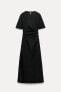 Zw collection dress with side draped detail