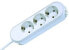 Bachmann 3x Schuko H05VV-F 3G 1.50mm² 16A/3680W 3m - 3 m - Plastic - White - 3 AC outlet(s) - 3680 W - 16 A