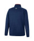 ფოტო #3 პროდუქტის Men's Navy Illinois Fighting Illini Rebound Quarter-Snap Jacket