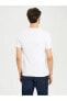 Фото #4 товара Your Fashion Style'dan Erkek Beyaz Tişört V Yaka Kısa Kollu Pamuklu Basic
