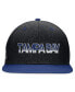 Branded Men's Black/Blue Tampa Bay Lightning Alternate Jersey Adjustable Snapback Hat