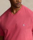 Фото #3 товара Men's Big & Tall Jersey V-Neck T-Shirt