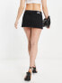 Calvin Klein Jeans denim mini skirt in black