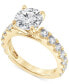 ფოტო #5 პროდუქტის Certified Lab Grown Diamond 3 Pc. Bridal Set (5 ct. t.w.) in 14k Gold
