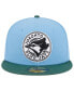 Фото #4 товара Men's Sky Blue, Cilantro Toronto Blue Jays 40th Season Anniversary 59FIFTY Fitted Hat
