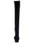 Stuart Weitzman Amber Suede Over-The-Knee Boot Women's Black 4.5