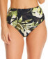 Фото #1 товара Women's Desert Palm Shirred High Rise Bikini Bottoms, Created for Macy's