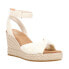 TOMS Marisela Floral Espadrille Wedge Womens Off White Casual Sandals 10020738T 10, 10 B - фото #2