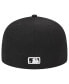 ფოტო #5 პროდუქტის Men's Black Oakland Athletics Jersey 59FIFTY Fitted Hat