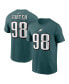 ფოტო #1 პროდუქტის Men's Jalen Carter Midnight Green Philadelphia Eagles 2023 NFL Draft First Round Pick Player Name and Number T-shirt