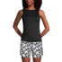 ფოტო #7 პროდუქტის Women's DDD-Cup High Neck UPF 50 Sun Protection Modest Tankini Swimsuit Top