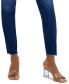 Фото #6 товара Women's Curvy Frayed-Hem Skinny Jeans, Created for Macy's