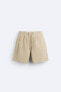 Linen - cotton bermuda shorts