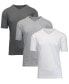 Фото #1 товара Men's Short Sleeve V-Neck T-shirt, Pack of 3