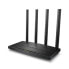 TP-LINK AC1200 Wireless MU-MIMO Gigabit Router - Wi-Fi 5 (802.11ac) - Dual-band (2.4 GHz / 5 GHz) - Ethernet LAN - 5G - Black - Tabletop router