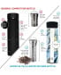 Фото #5 товара Chicago Insulated Tea Infuser Bottle, 15.2 fl oz Capacity with Long Tea Infuser