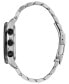 ფოტო #4 პროდუქტის Eco-Drive Men's Chronograph Brycen Stainless Steel Bracelet Watch 44mm