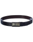 Фото #1 товара Savile Row Bonded Reversible Leather Belt Men's