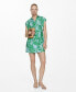 Women's Print Wrap Dress