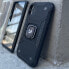 Pancerne etui pokrowiec + magnetyczny uchwyt iPhone 13 Pro Ring Armor srebrny
