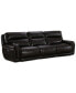 Фото #3 товара CLOSEOUT! Summerbridge 3-Pc. Leather Sectional Sofa with 2 Power Reclining Chairs, Power Headrests and USB Power Outlet