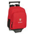 Фото #1 товара Школьный рюкзак с колесиками Sevilla Fútbol Club Чёрный Красный 28 x 34 x 10 cm