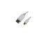 Фото #3 товара Unirise 3 ft. White Mini DisplayPort Male to Standard DisplayPort Male 3ft Mini