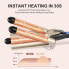 AIMERVO Waver 3 Barrels Curling Iron Small Waves Diameter 22 mm, 14 Temperature Levels 80-210°C, for Long/Short Thick/Thin Hair, Curler with Clamp, Ceramic Coating, Heat Glove, 2 Hair Clips