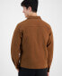 ფოტო #2 პროდუქტის HUGO by Men's Oversized Zip Front Twill Shirt-Jacket