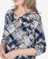 ფოტო #2 პროდუქტის Classic Abstract Textured Patchwork Top