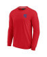 Men's and Women's Red New York Rangers Super Soft Long Sleeve T-shirt