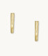 Фото #3 товара Heritage Essentials Minimalist Gold Plated Earrings JF04352710