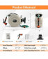 Фото #2 товара Wall Mounted Retractable Garden Hose Reel with Hose Nozzle
