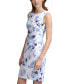 ფოტო #3 პროდუქტის Women's Scuba Crepe Sleeveless Sheath Dress