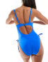 Boux Avenue panama smoothing swimsuit in cobalt blue