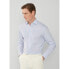 HACKETT Luxe Graph Check long sleeve shirt