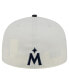 Фото #2 товара Men's Cream/Navy Minnesota Twins Lonestar 59FIFTY Fitted Hat