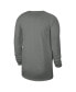 ფოტო #3 პროდუქტის Men's and Women's Heather Gray Chicago Bulls 2023/24 Legend On-Court Practice Long Sleeve T-shirt