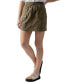 Фото #1 товара Women's Drawstring-Waist Cargo Mini Skirt