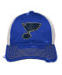 Youth Boys Blue Distressed St. Louis Blues Slouch Trucker Adjustable Hat