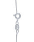 ფოტო #2 პროდუქტის Diamond "Mom" Heart 18" Pendant Necklace (1/8 ct. t.w.) in Sterling Silver and 14k Rose Gold Plate
