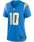Фото #2 товара Women's Justin Herbert Powder Blue Los Angeles Chargers Game Jersey