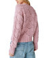 Women's Open-Stitch Pullover Sweater