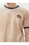Фото #59 товара Футболка Koton Embroidered Slim Fit Short Sleeve