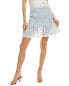 Фото #1 товара Stellah Smocked Mini Skirt Women's Blue L