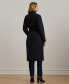 ფოტო #2 პროდუქტის Women's Asymmetric Belted Quilted Coat