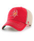 Фото #3 товара Men's Tampa Bay Buccaneers Legacy Trawler Trucker Clean Up Snapback Cap